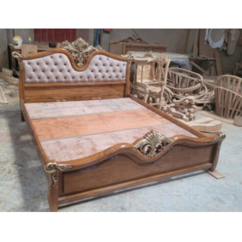 CTG Shegun Wooden Stylish Bed