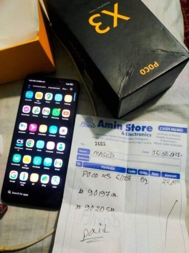Used poco x3 smart Phone sale in Chittagong