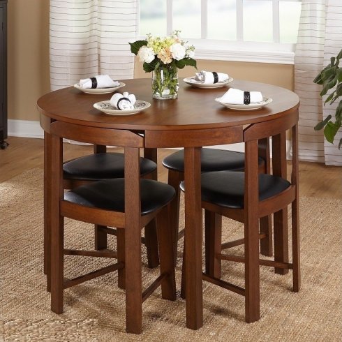 Round Dining Table with Four Chair D05 for sale