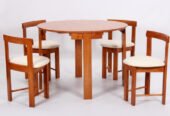 Round Dining Table with Four Chair D05 for sale