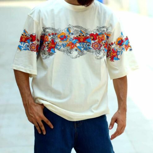 Dropped shoulder T-shirt