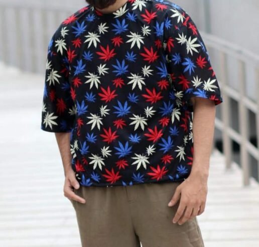 Dropped shoulder T-shirt