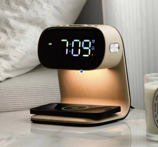 Wireless Charging Alarm Clock