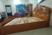 Teak Wood Bed For Sale in Chittagong Bahaddarhat