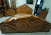 Teak Wood Bed For Sale in Chittagong Bahaddarhat