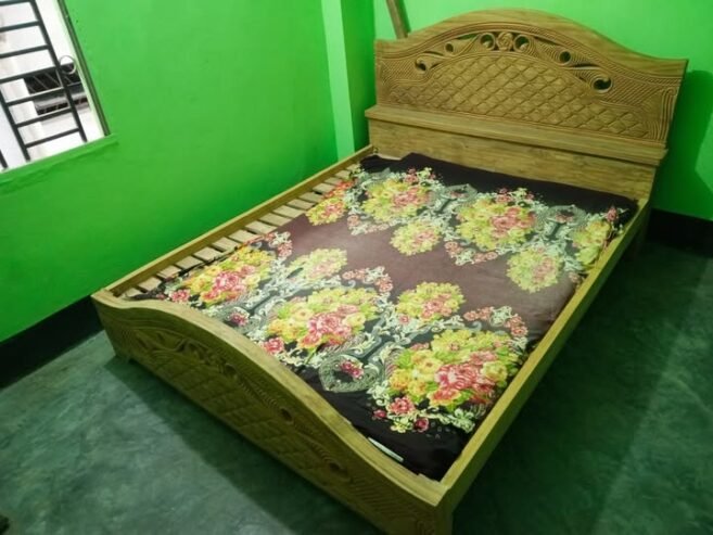 Teak Wood Bed For Sale in Dhaka Rayerbag