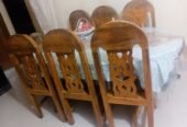 Teak Wood Dinning Table For Sale in Chittagong