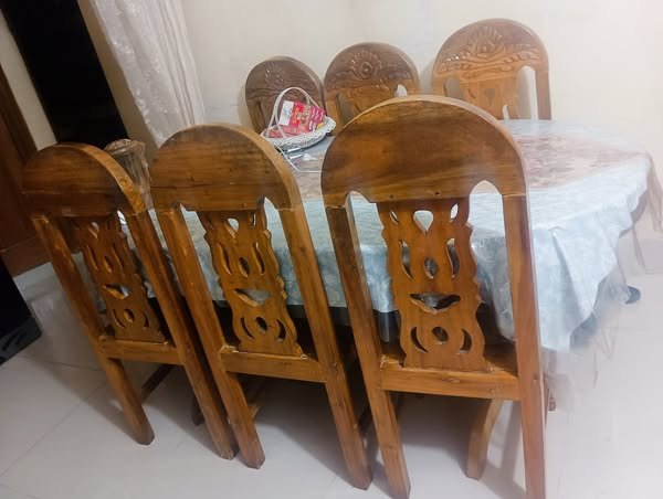 Teak Wood Dinning Table For Sale in Chittagong
