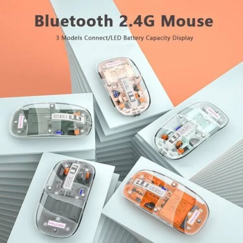 APTECH 89M Wireless Transparent Rechargeable Mouse