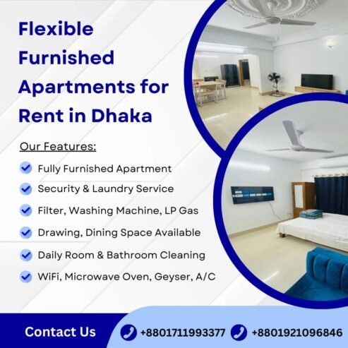 2 Room Studio Apartment in Bashundhara