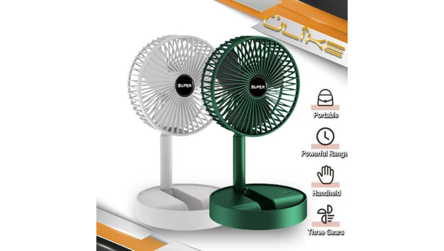 Portable Rechargeable Folding Fan