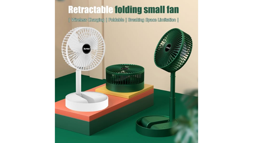 Portable Rechargeable Folding Fan